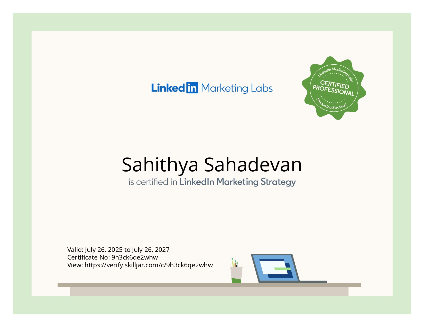 LinkedIn Marketing Strategy Certification